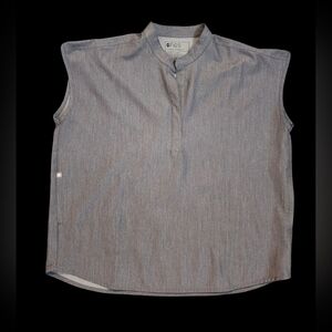 FIGS Rafaela Oversized Scrub Top Graphite Women's Large